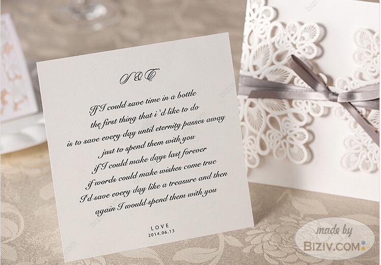 modern wedding invitation